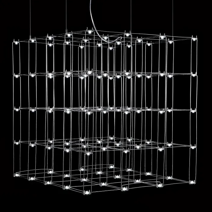 Люстра Quasar Cosmos Square LED pendant light 80/80/80
