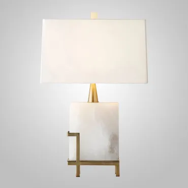 Настольная лампа Art-Deco White marble Lamp от ImperiumLoft