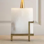 Настольная лампа Art-Deco White marble Lamp от ImperiumLoft
