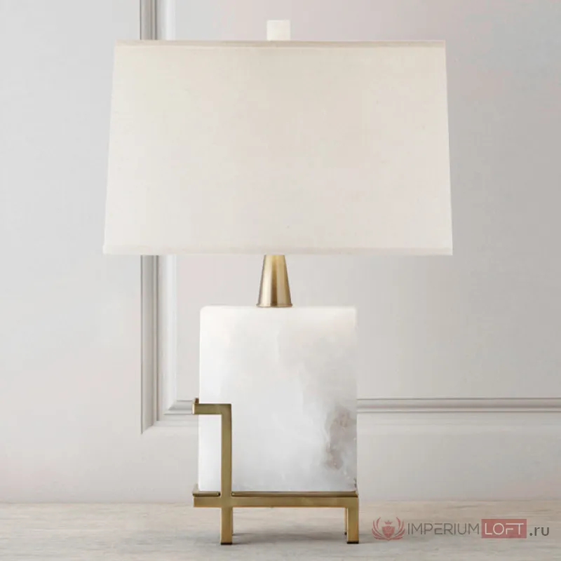 Настольная лампа Art-Deco White marble Lamp от ImperiumLoft