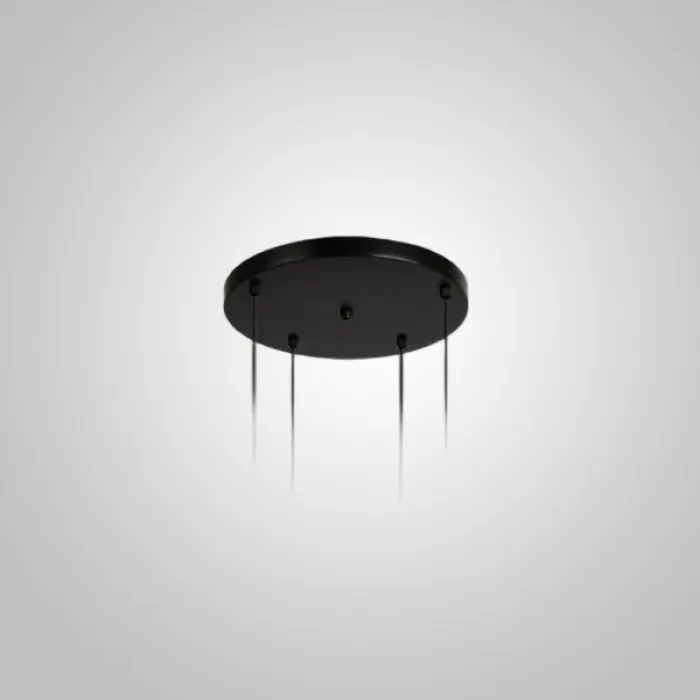 Потолочное крепление — металлический диск CEILING MOUNT 2 D50 Black от ImperiumLoft