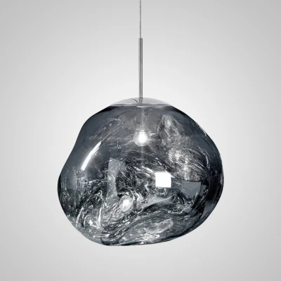 Подвесной светильник Tom Dixon Melt Pendant Silver Acryl D15
