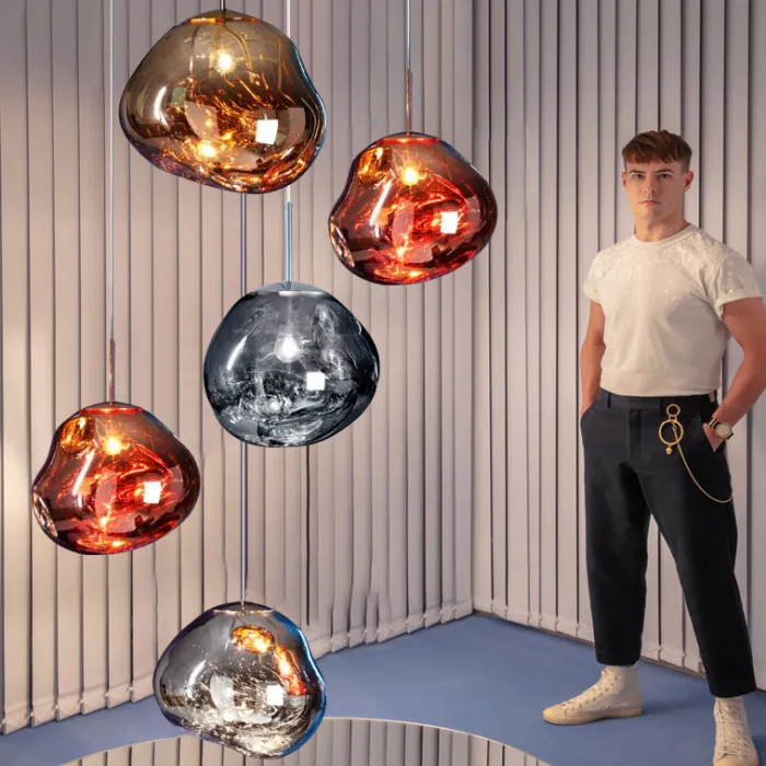 Подвесной светильник Tom Dixon Melt Pendant Silver D38 от ImperiumLoft