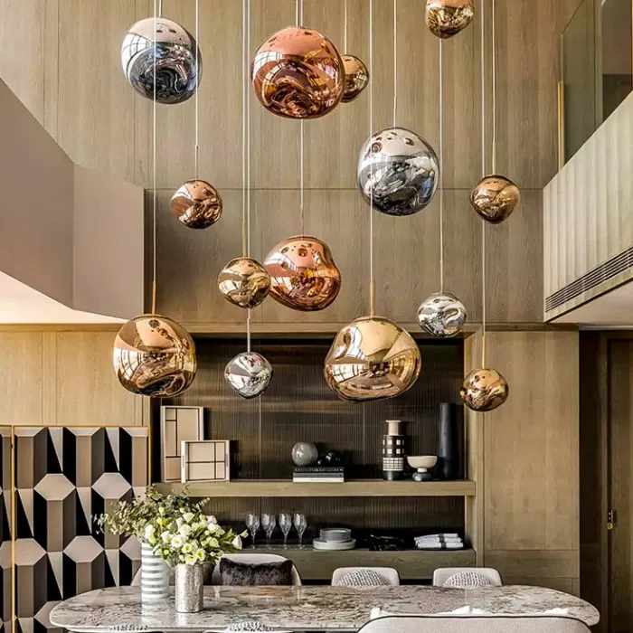 Подвесной светильник Tom Dixon Melt Pendant Silver D38 от ImperiumLoft