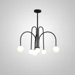 Потолочная люстра DAY L6 D75 Black от ImperiumLoft