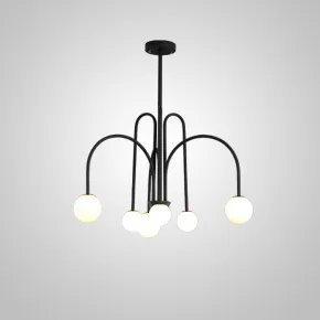 Люстра на штанге DAY L6 D75 Black