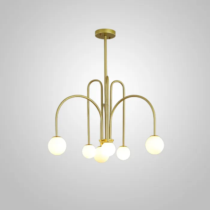 Потолочная люстра DAY L6 D75 Gold от ImperiumLoft