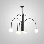 Потолочная люстра DAY L6 D100 Black от ImperiumLoft