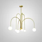 Потолочная люстра DAY L6 D100 Gold от ImperiumLoft