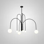 Потолочная люстра DAY L6 D130 Black от ImperiumLoft