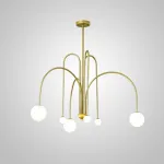 Потолочная люстра DAY L6 D130 Gold от ImperiumLoft