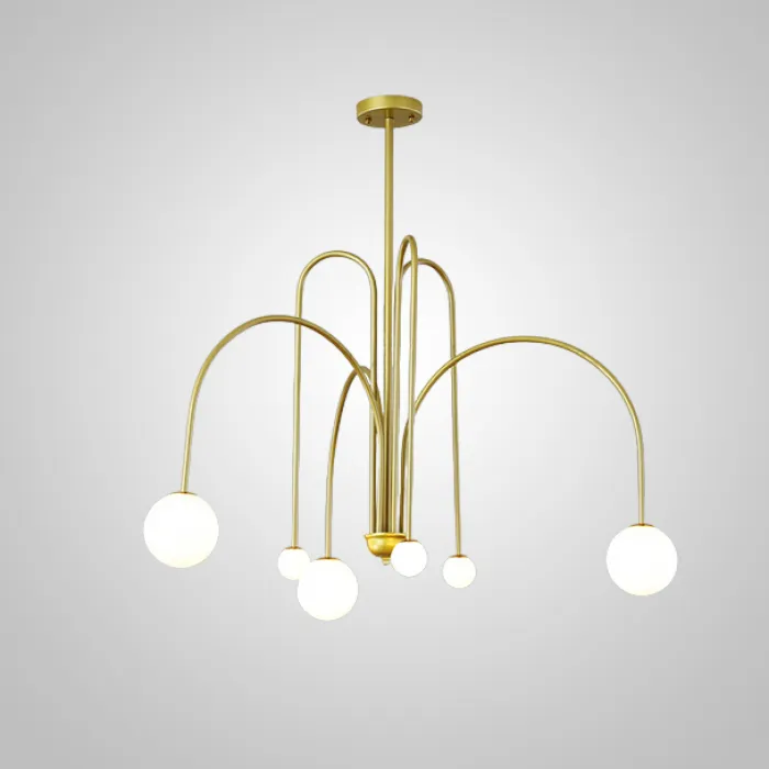 Потолочная люстра DAY L6 D130 Gold от ImperiumLoft