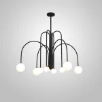 Потолочная люстра DAY L8 D100 Black от ImperiumLoft