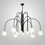 Потолочная люстра DAY L12 D130 Black от ImperiumLoft