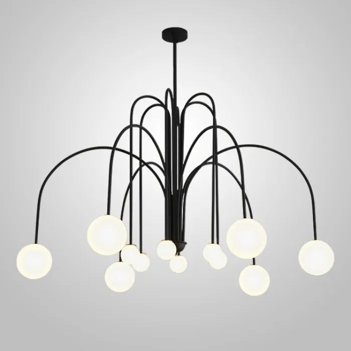 Потолочная люстра DAY L12 D130 Black от ImperiumLoft