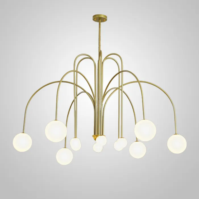 Потолочная люстра DAY L12 D130 Gold от ImperiumLoft