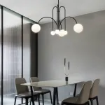 Потолочная люстра DAY L6 D130 Red от ImperiumLoft