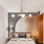 Потолочная люстра DAY L6 D130 Red от ImperiumLoft