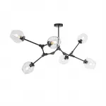 Люстра Адель Branching Bubble Chandelier L6 Black Transparent от ImperiumLoft