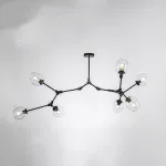 Люстра Адель Branching Bubble Chandelier L7 Black Transparent от ImperiumLoft