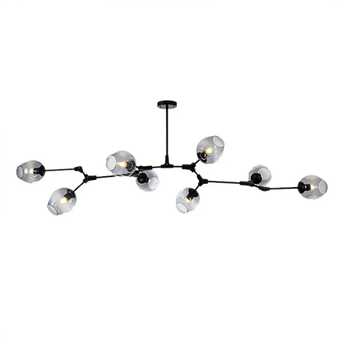 Люстра Адель Branching Bubble Chandelier L8 Black Tinted от ImperiumLoft