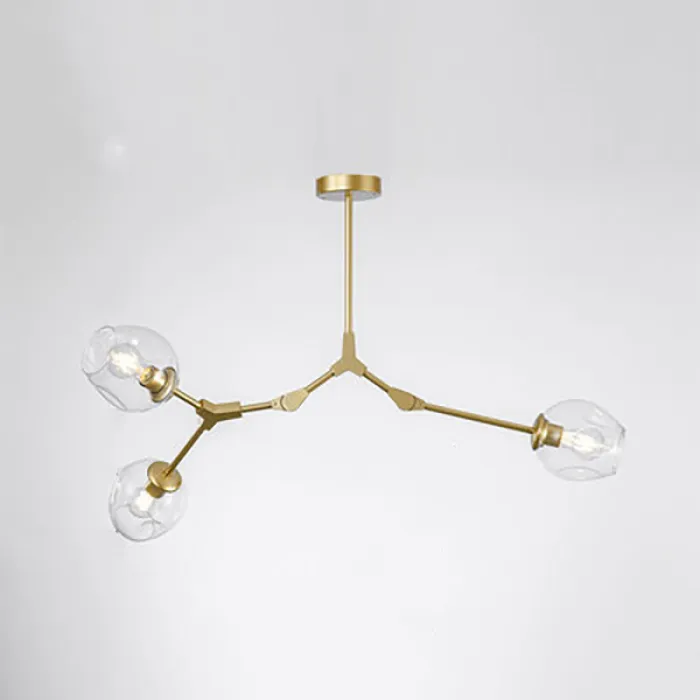 Люстра Адель Branching Bubble Chandelier L3 Brass Tinted от ImperiumLoft