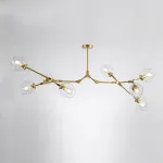 Люстра Адель Branching Bubble Chandelier L8 Brass Transparent от ImperiumLoft