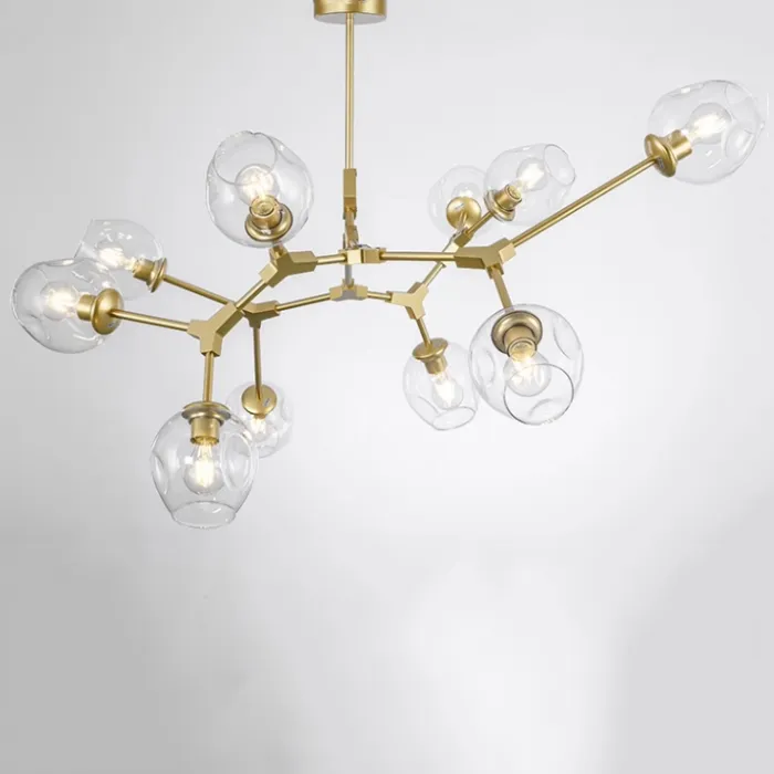 Люстра Адель Branching Bubble Chandelier L11 Brass Amber от ImperiumLoft