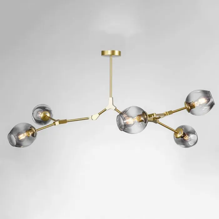 Люстра Адель Branching Bubble Chandelier L5 Brass Tinted от ImperiumLoft