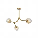 Люстра Адель Branching Bubble Chandelier L3 Brass Amber от ImperiumLoft