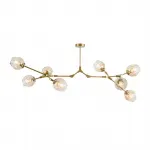 Люстра Адель Branching Bubble Chandelier L8 Brass Amber от ImperiumLoft