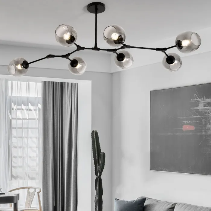 Люстра Адель Branching Bubble Chandelier L11 Brass Amber от ImperiumLoft
