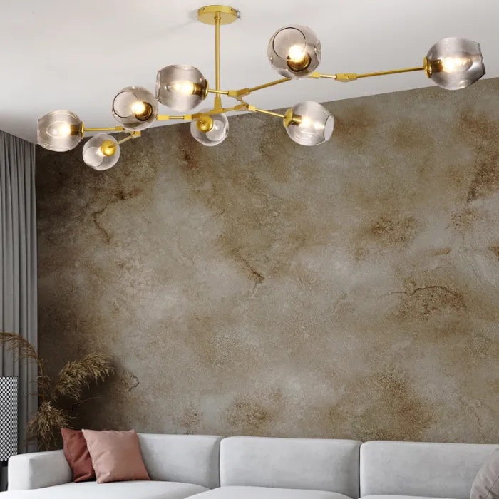 Люстра Адель Branching Bubble Chandelier L11 Brass Amber от ImperiumLoft