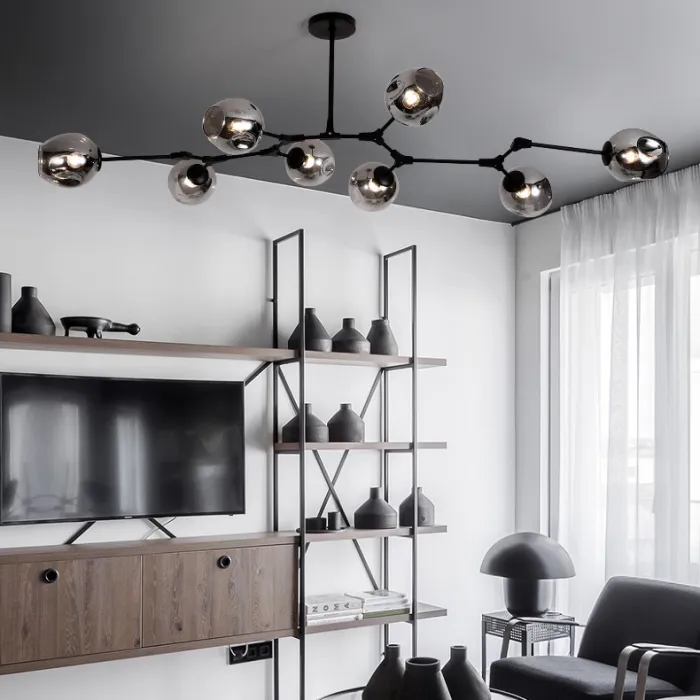 Люстра Адель Branching Bubble Chandelier L11 Brass Amber от ImperiumLoft