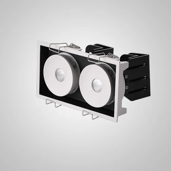 Встраиваемый светодиодный светильник GIDO L2 White Black от ImperiumLoft