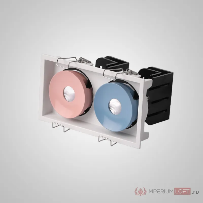 Встраиваемый светодиодный светильник GIDO L2 Blue Pink от ImperiumLoft