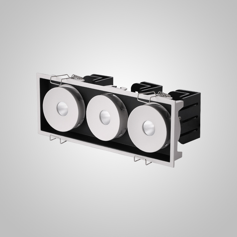 Встраиваемый светодиодный светильник GIDO L3 White Black от ImperiumLoft