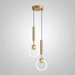 Подвесной светильник FINNUR RING DUO D15 Brass от ImperiumLoft
