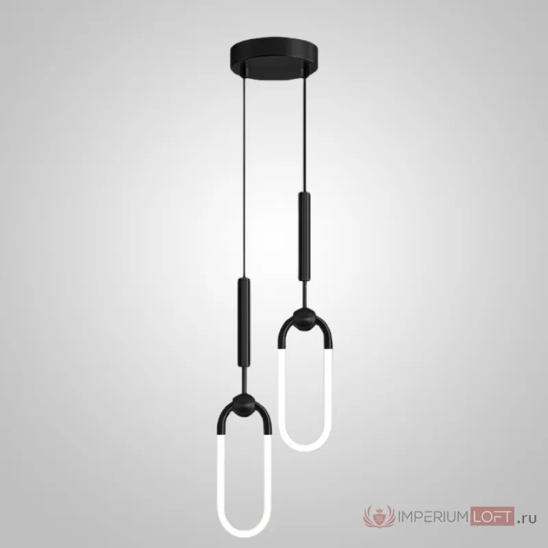 Подвесной светильник FINNUR DUO A H30 Black от ImperiumLoft
