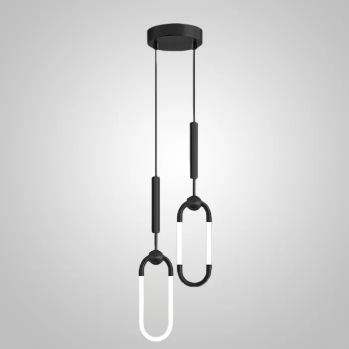 Подвесной светильник FINNUR DUO B H30 Black от ImperiumLoft