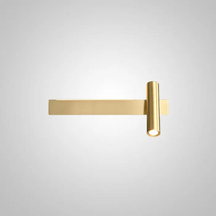 Настенный светильник JENIUS L40 Brass Right от ImperiumLoft