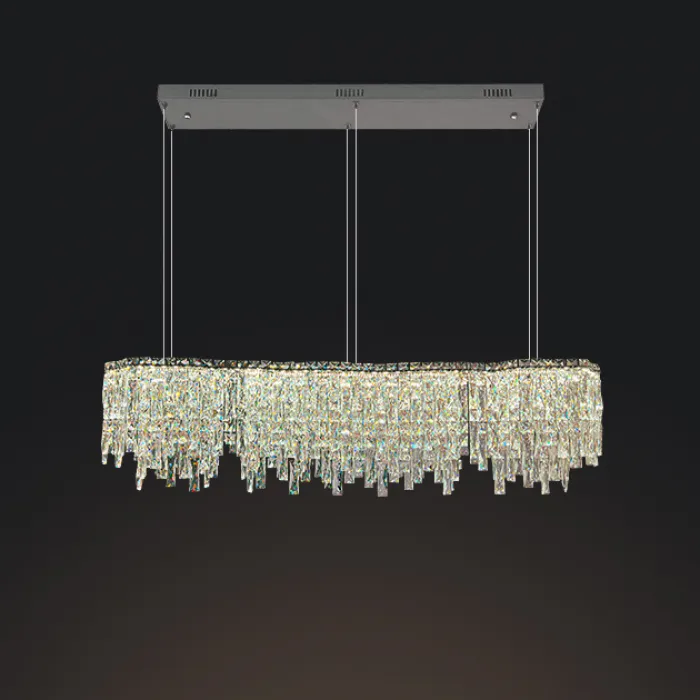 Реечный, рядный светильник MICHELLE LONG L100 Chrome от ImperiumLoft