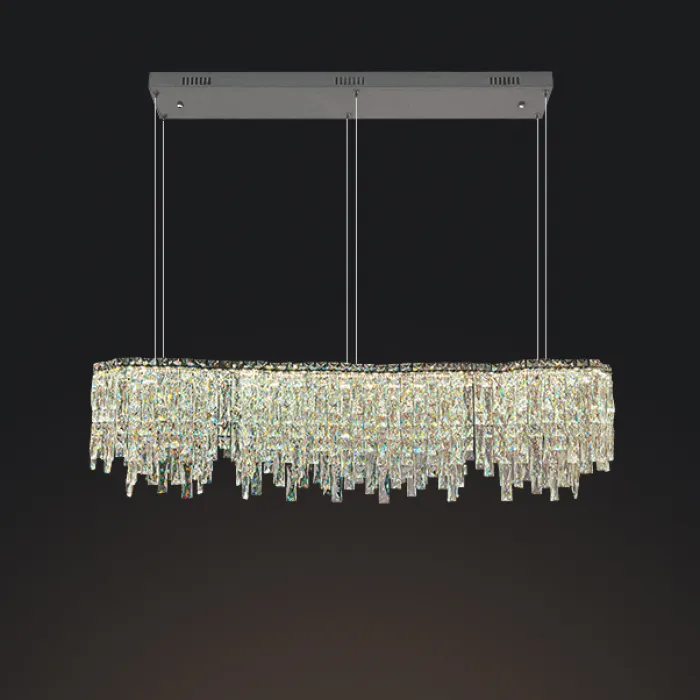Реечный, рядный светильник MICHELLE LONG L150 Chrome от ImperiumLoft