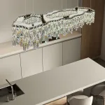 Реечный, рядный светильник MICHELLE LONG L150 Chrome от ImperiumLoft