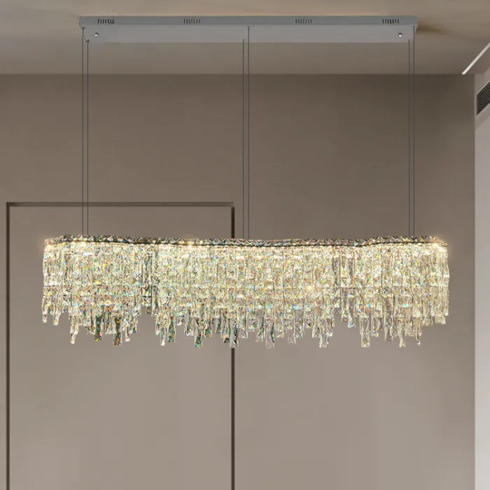 Реечный, рядный светильник MICHELLE LONG L150 Chrome от ImperiumLoft