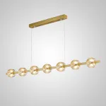 Реечный, рядный светильник SEMUND LONG L150 Brass от ImperiumLoft