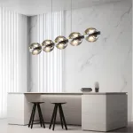 Реечный, рядный светильник SEMUND LONG L100 Brass от ImperiumLoft