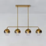 Реечный, рядный светильник CLOVE Brass Amber от ImperiumLoft