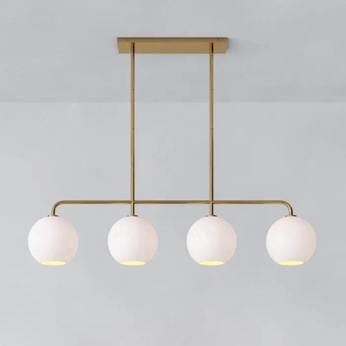 Реечный, рядный светильник CLOVE Brass White от ImperiumLoft