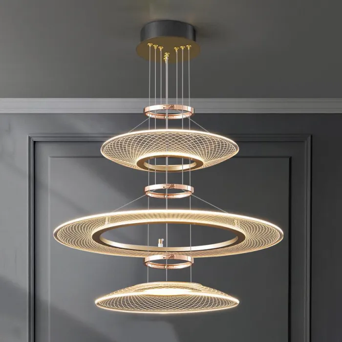Кольцевая люстра ISTRAL D60+80+60 от ImperiumLoft
